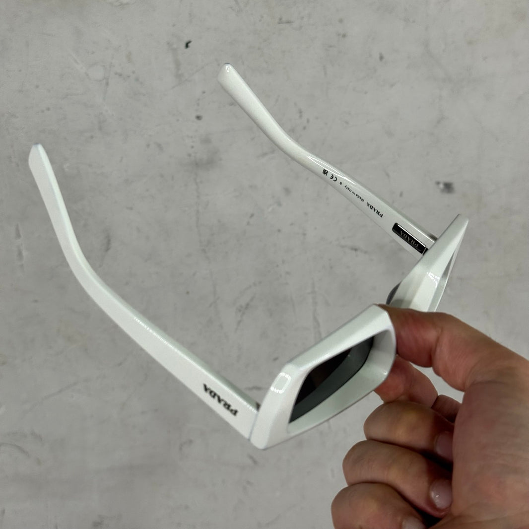 Prada White SPR24Y Sunglasses