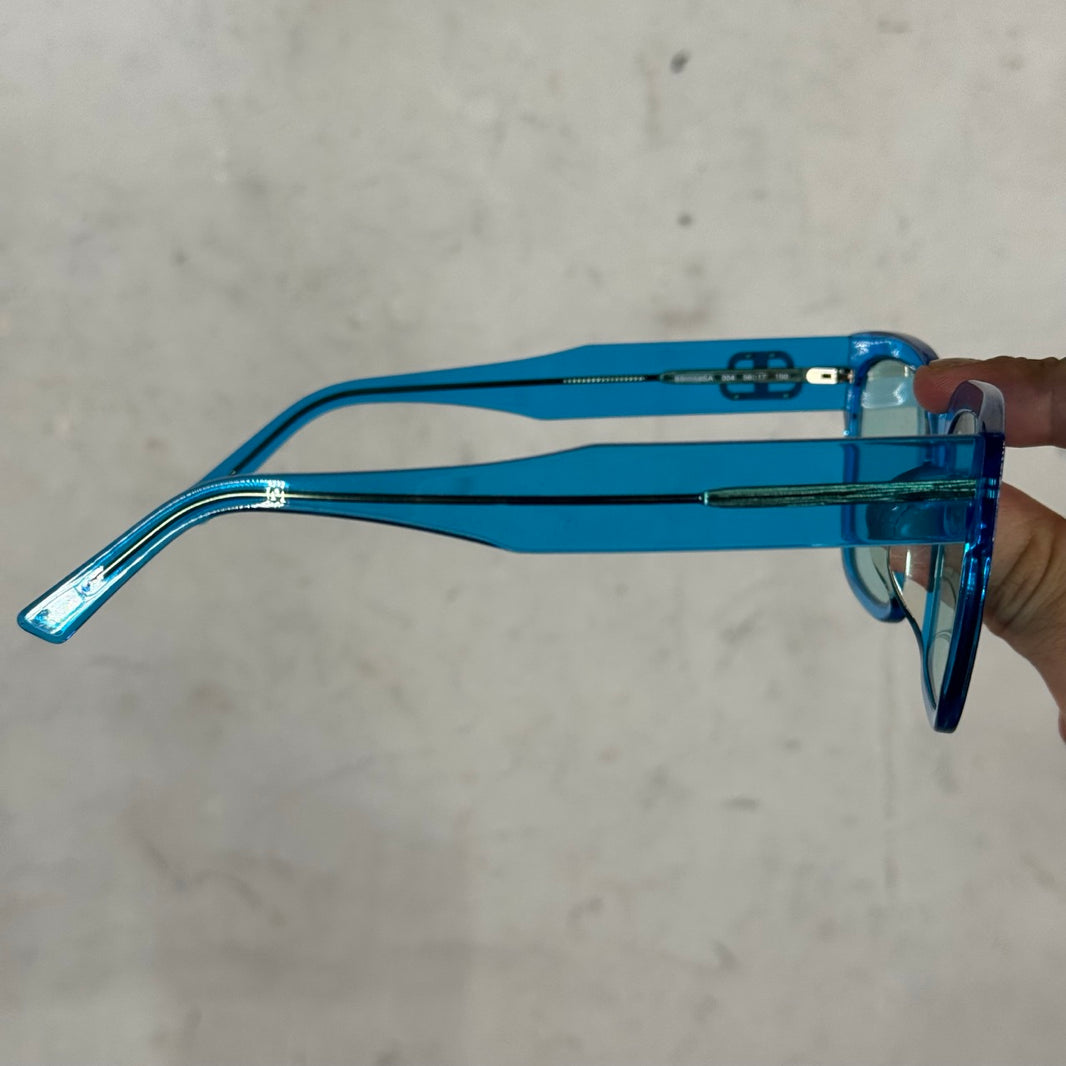 Balenciaga BB0056SA Blue Tint Glasses