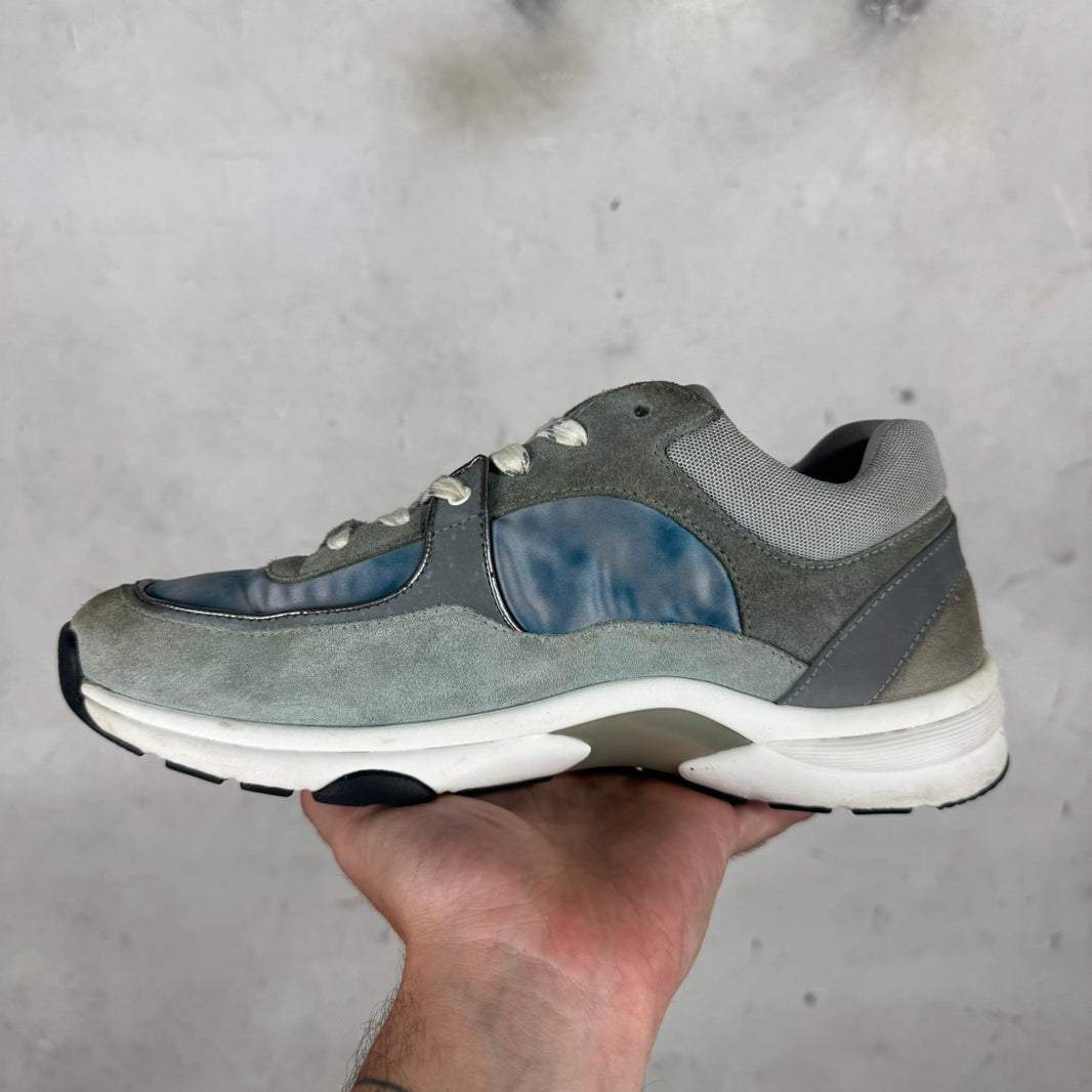 Chanel Grey Suede Cloud Runners