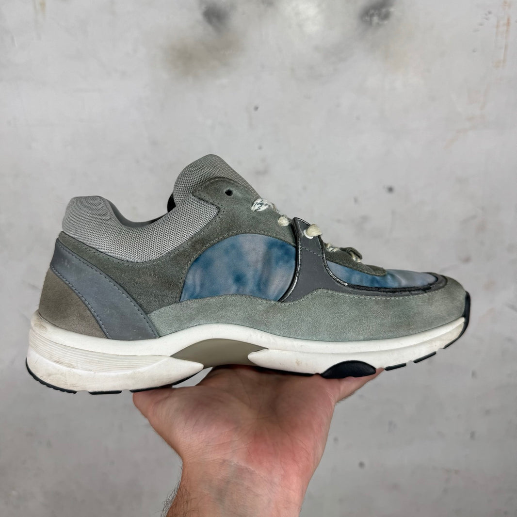 Chanel Grey Suede Cloud Runners