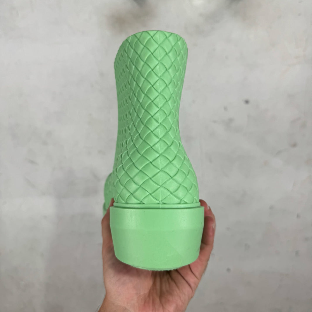 Bottega Veneta Mint Woven Fireman Boots