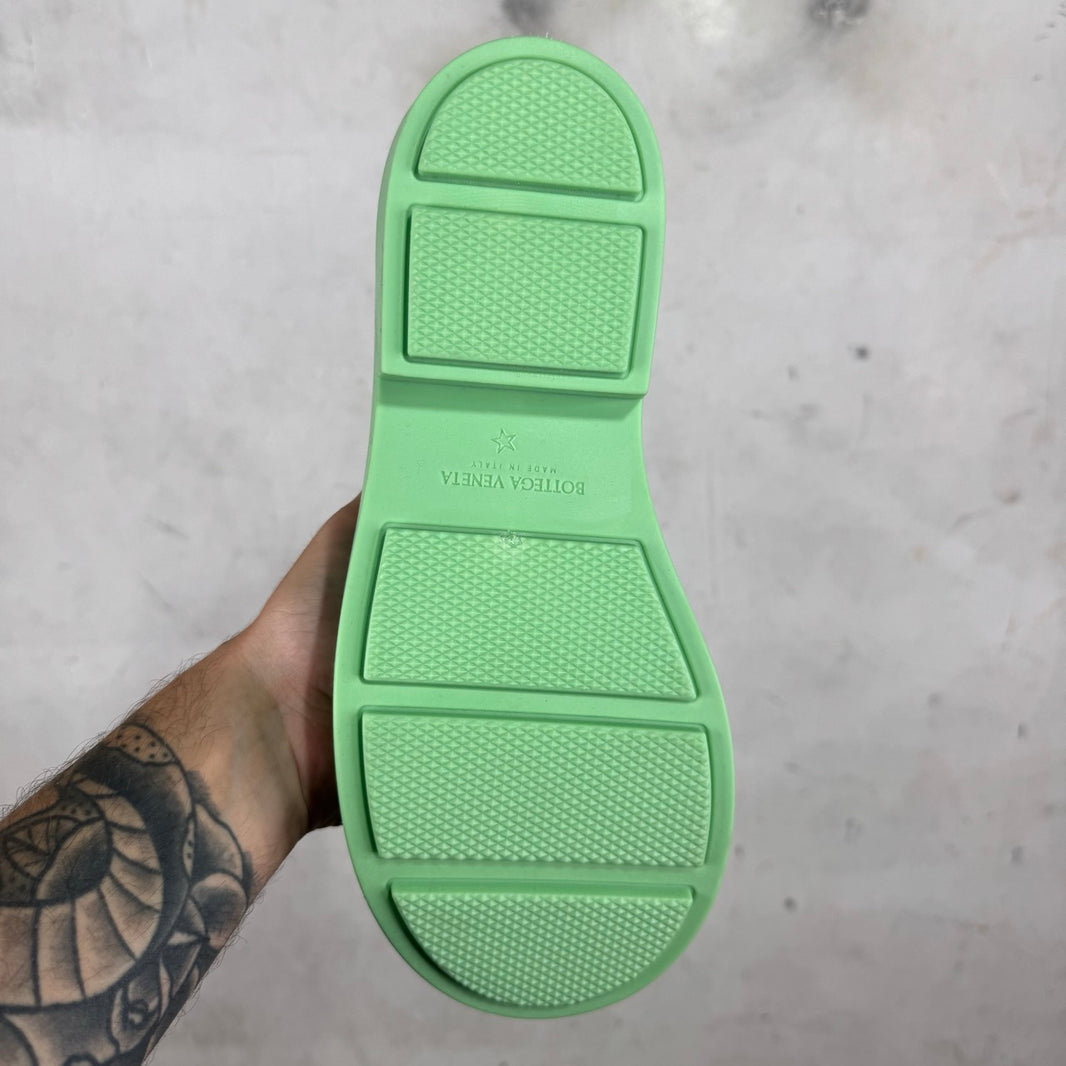 Bottega Veneta Mint Woven Fireman Boots