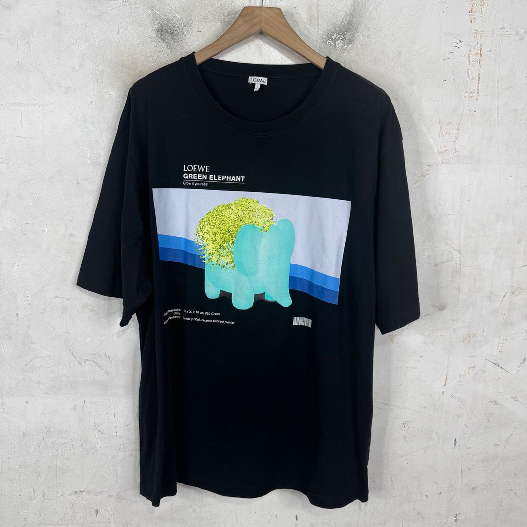 Loewe Green Elephant T-Shirt