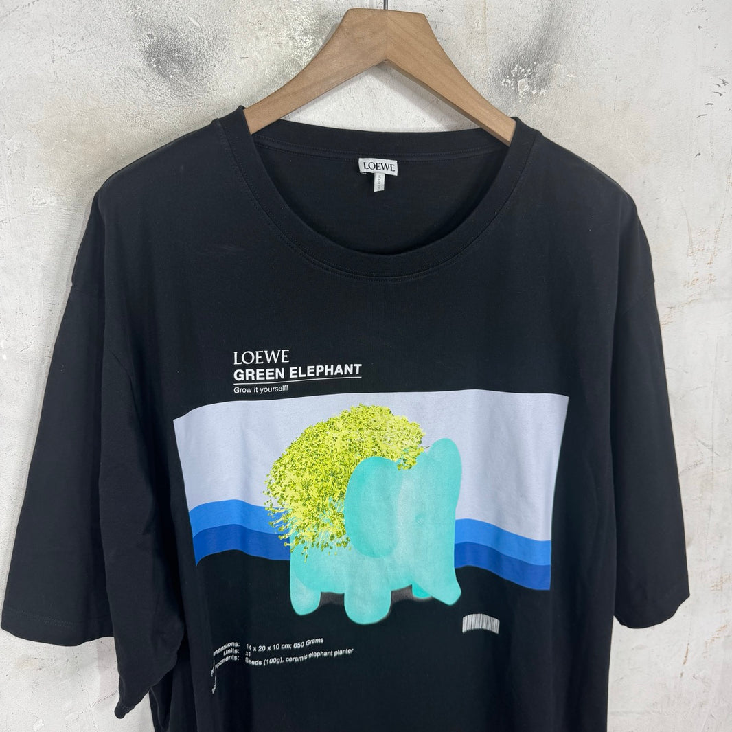 Loewe Green Elephant T-Shirt