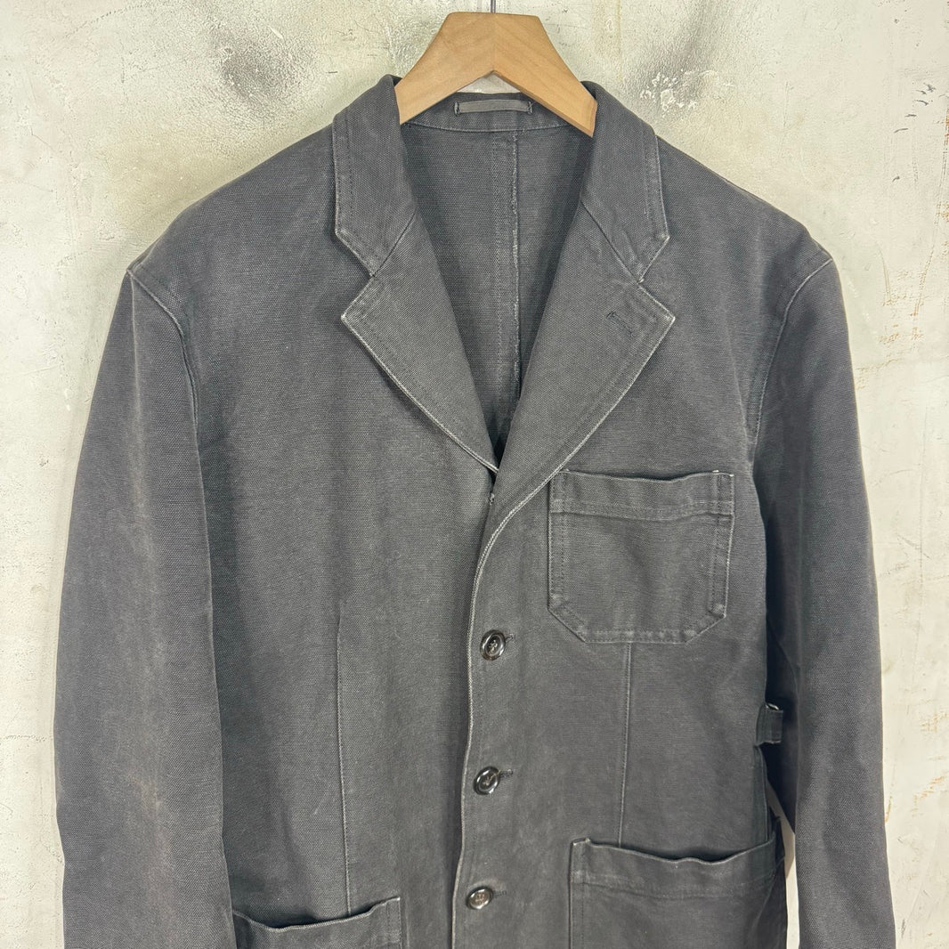 CDG Homme 1992 Canvas Long Chore Jacket