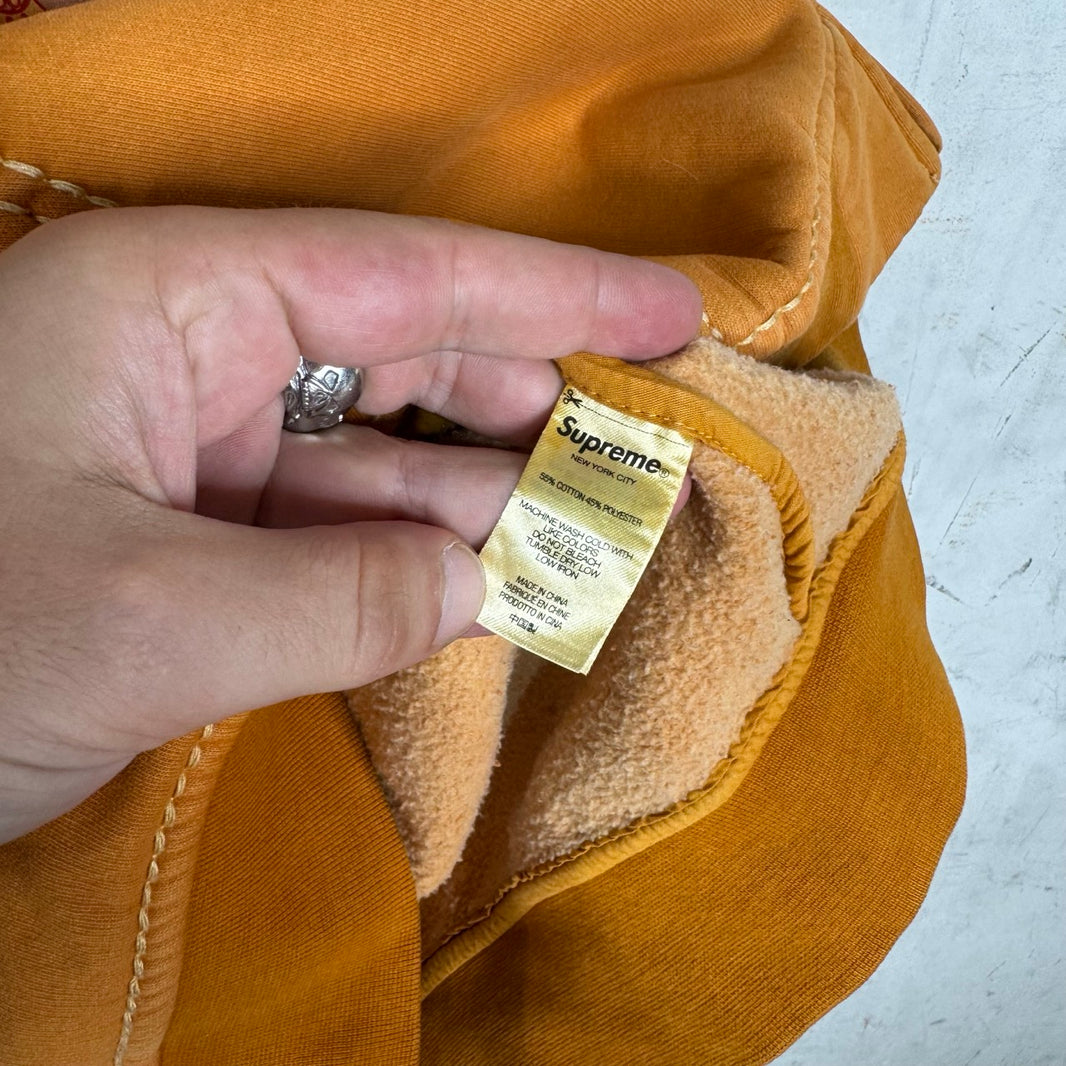 Supreme x True Religion Orange Dyed Zip Hoodie