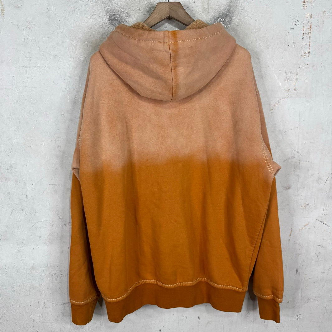 Supreme x True Religion Orange Dyed Zip Hoodie