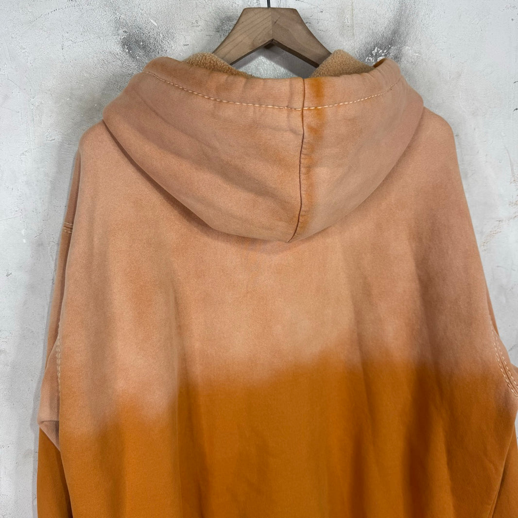 Supreme x True Religion Orange Dyed Zip Hoodie