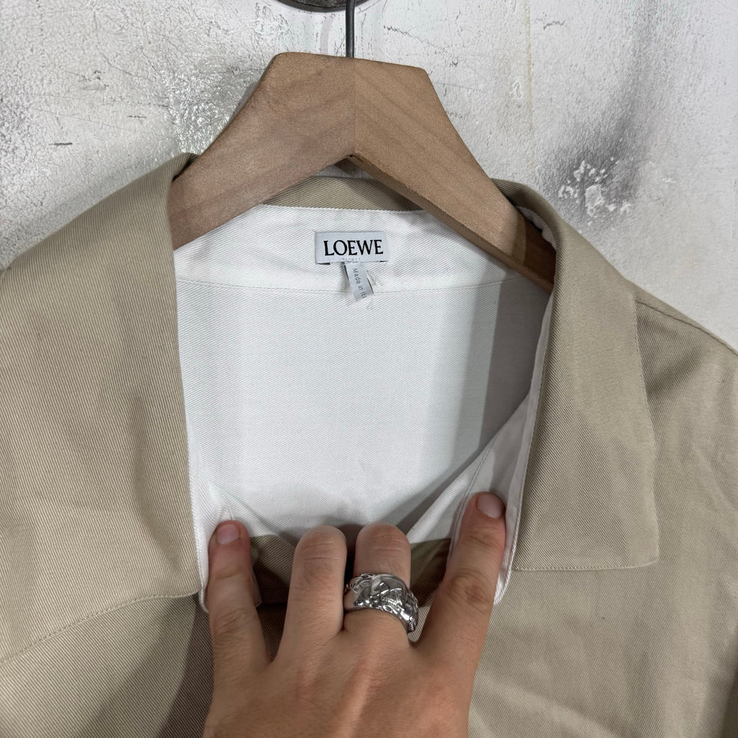Loewe Anagram Tan Overshirt