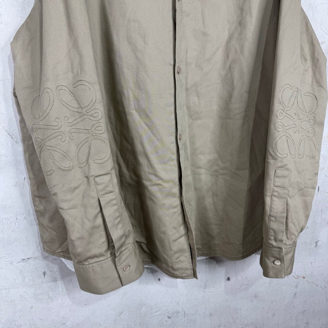 Loewe Anagram Tan Overshirt