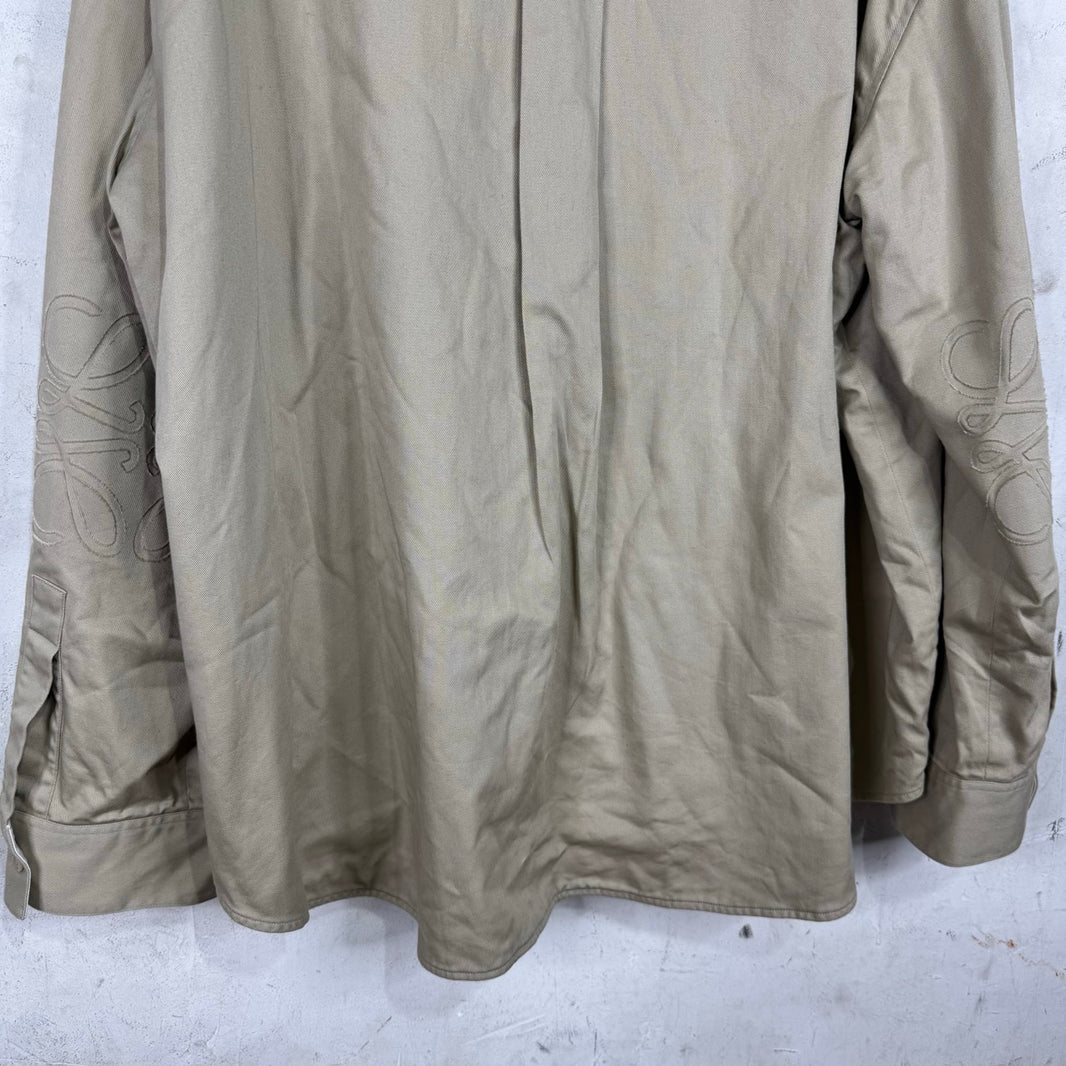 Loewe Anagram Tan Overshirt