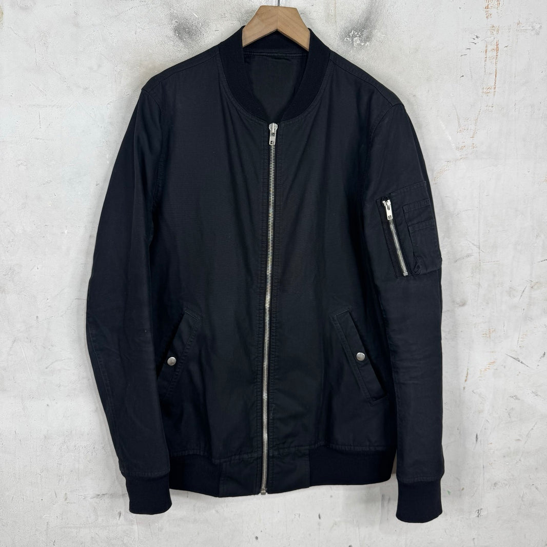 Rick Owens Canvas Bomber Jacket