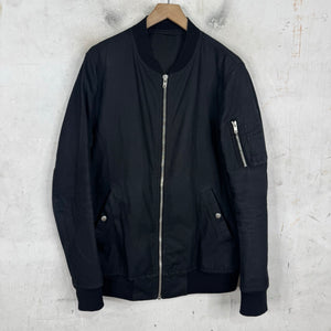 Rick Owens Canvas Bomber Jacket