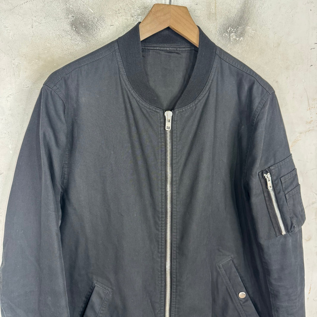 Rick Owens Canvas Bomber Jacket