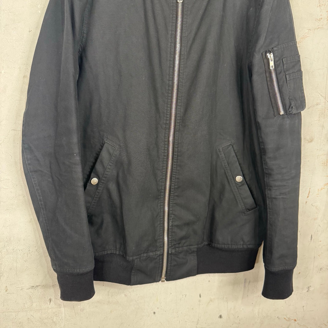 Rick Owens Canvas Bomber Jacket