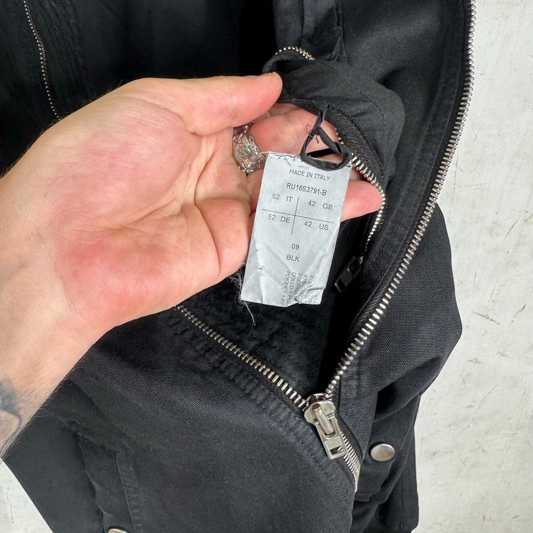 Rick Owens Canvas Bomber Jacket