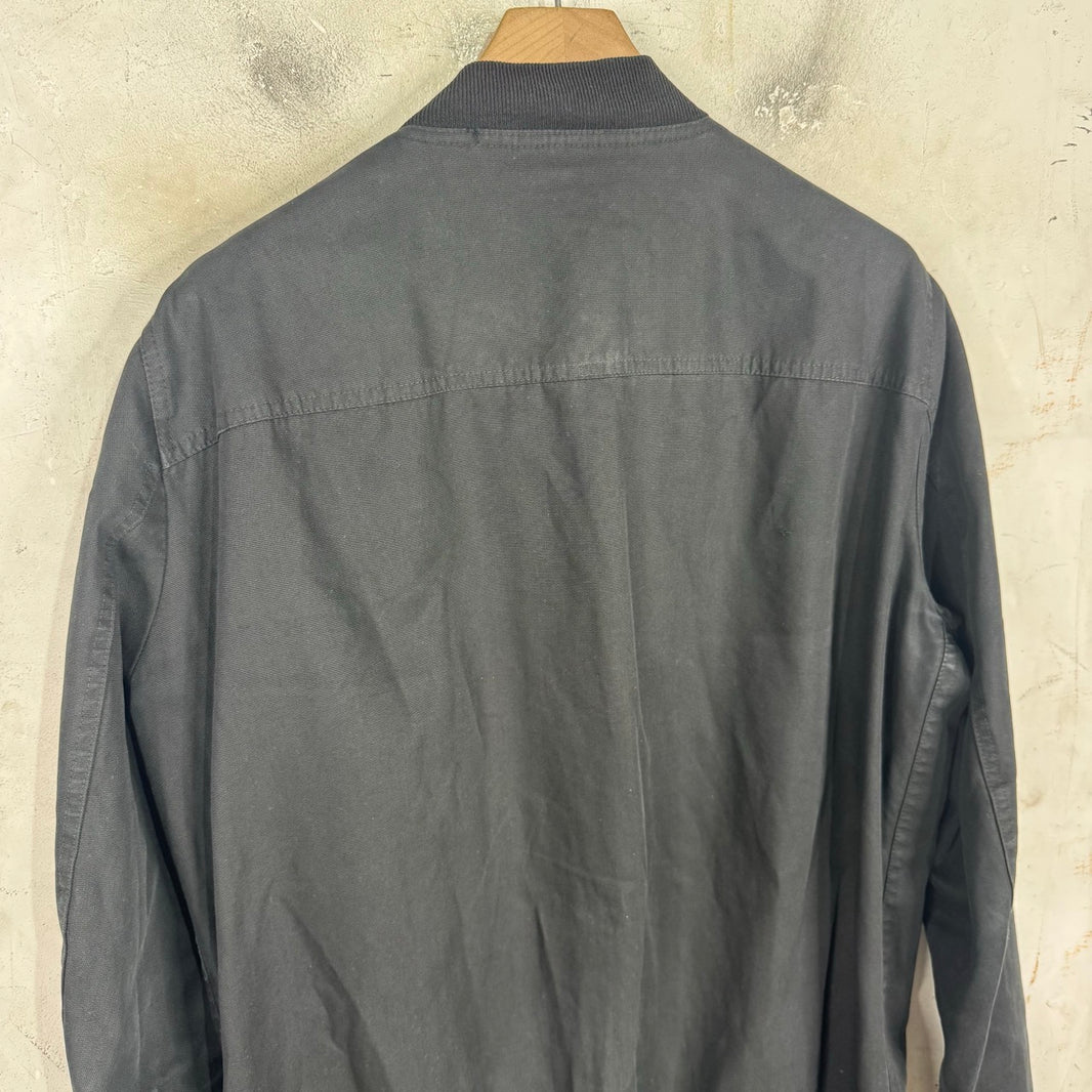 Rick Owens Canvas Bomber Jacket