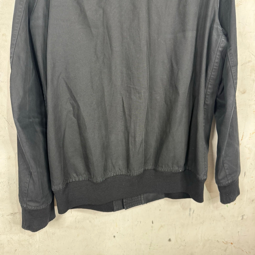 Rick Owens Canvas Bomber Jacket