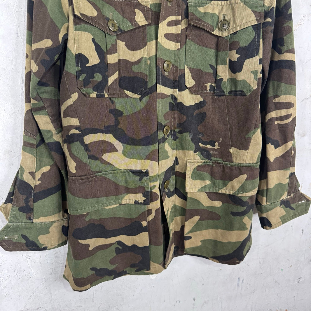 Saint Laurent 2016 Love Patch Camo Jacket
