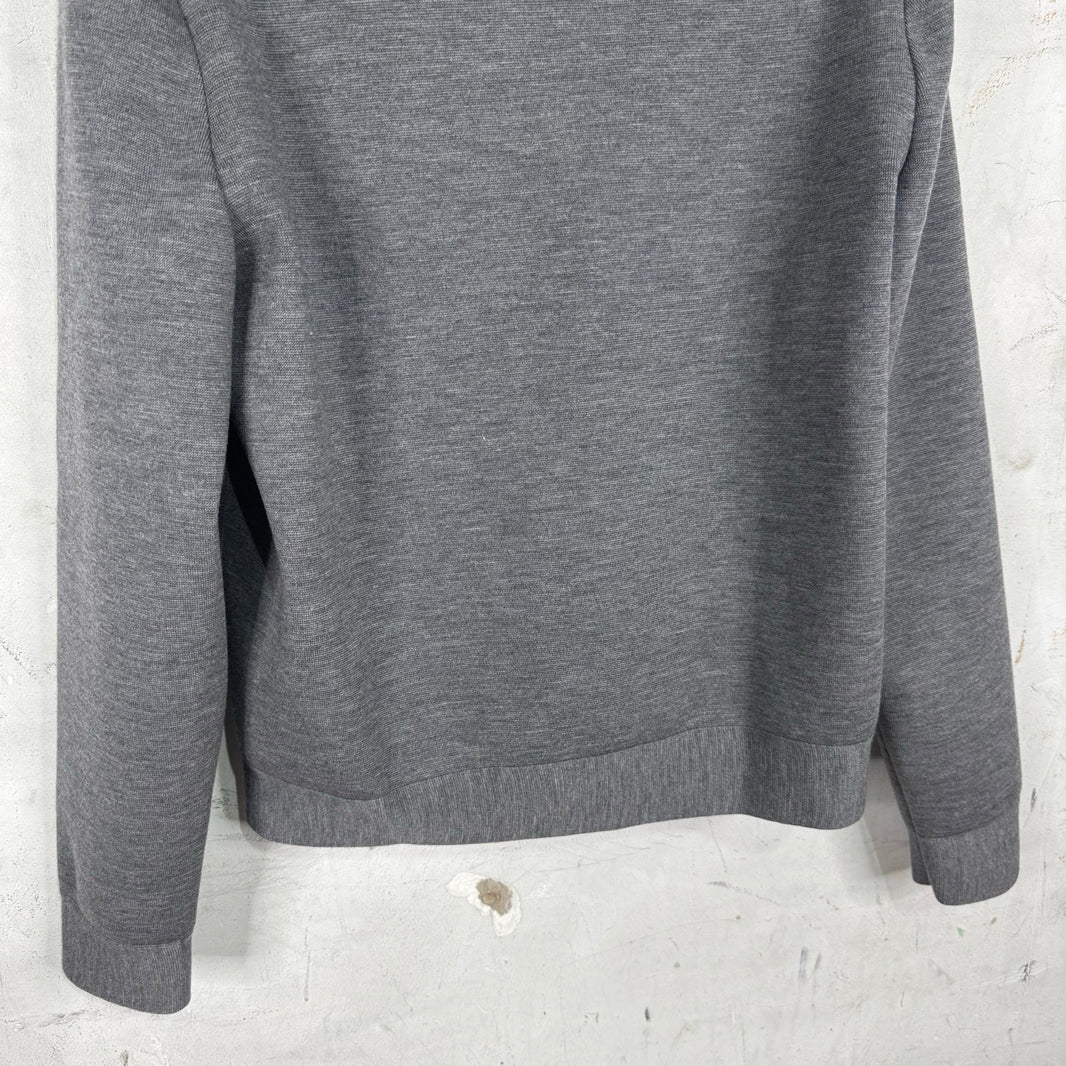 Louis Vuitton Knitted Shearling Collared Zip Equipe Jacket