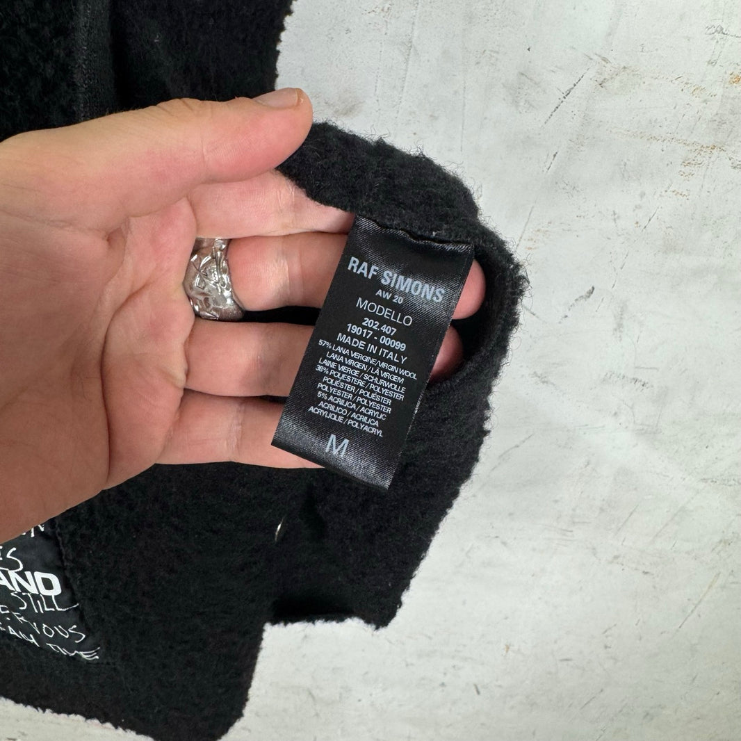 Raf Simons Fleece Snap Gillet
