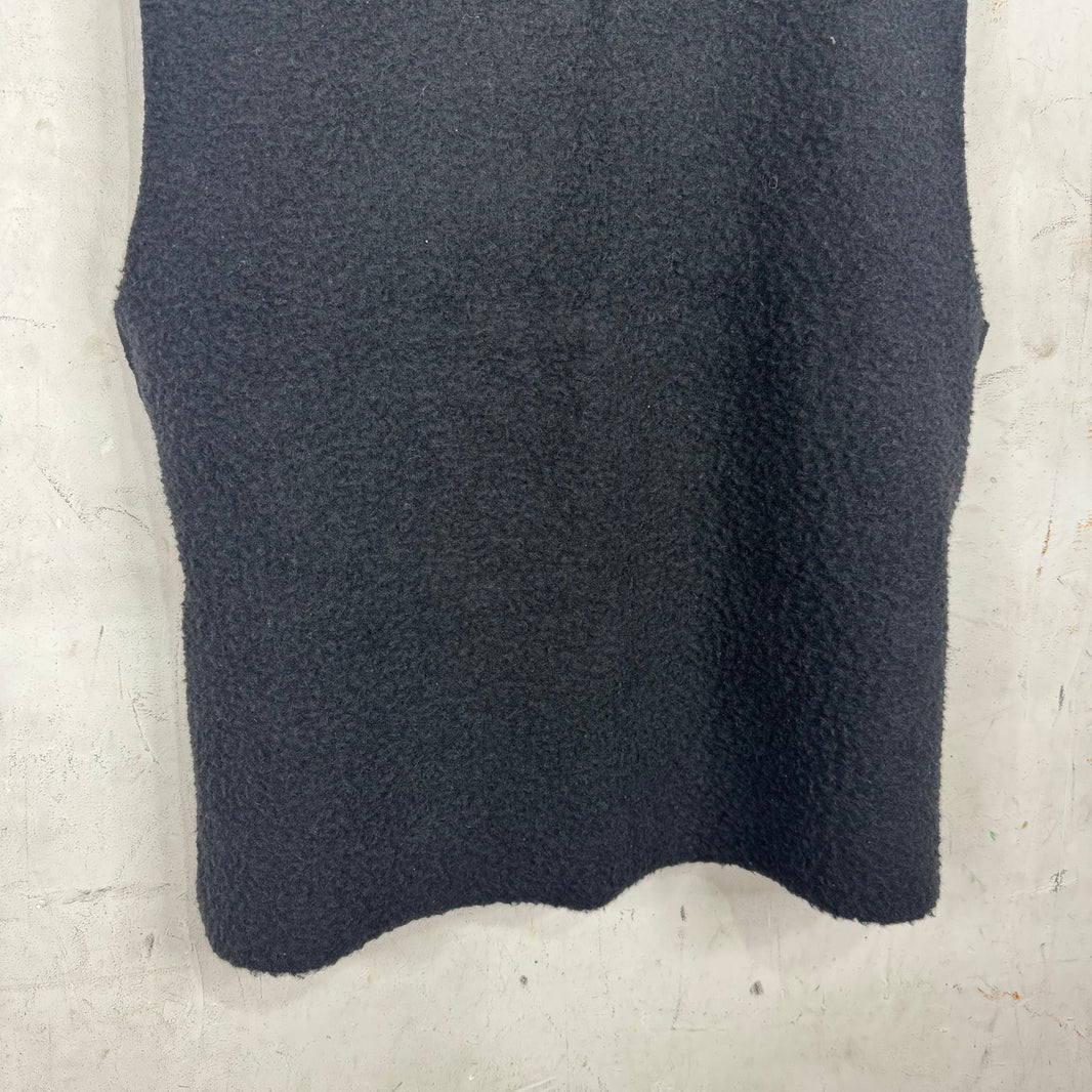 Raf Simons Fleece Snap Gillet
