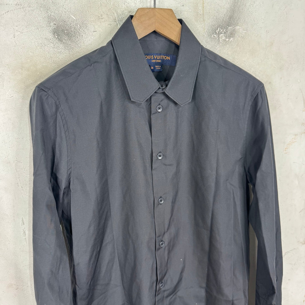 Louis Vuitton Charcoal L/S Uniforme Shirt