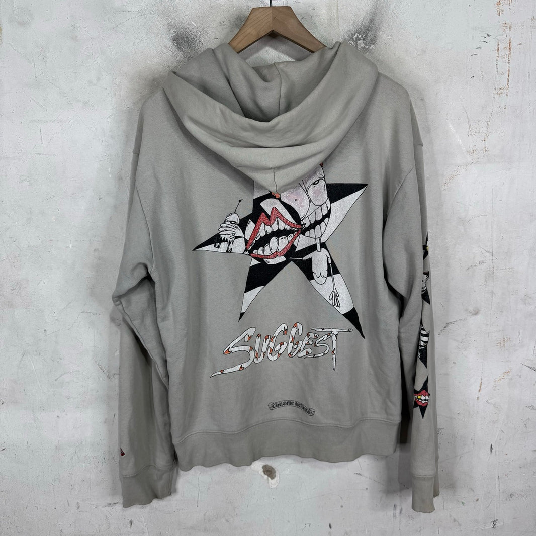 Chrome Hearts Thrashed Suggest Hoodie