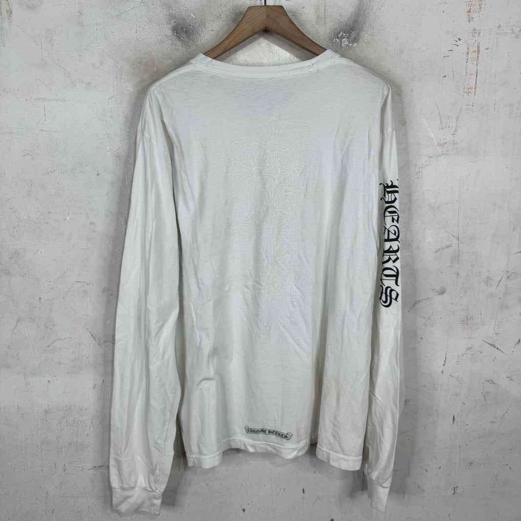 Chrome Hearts Tonal Cemetery L/S T-Shirt