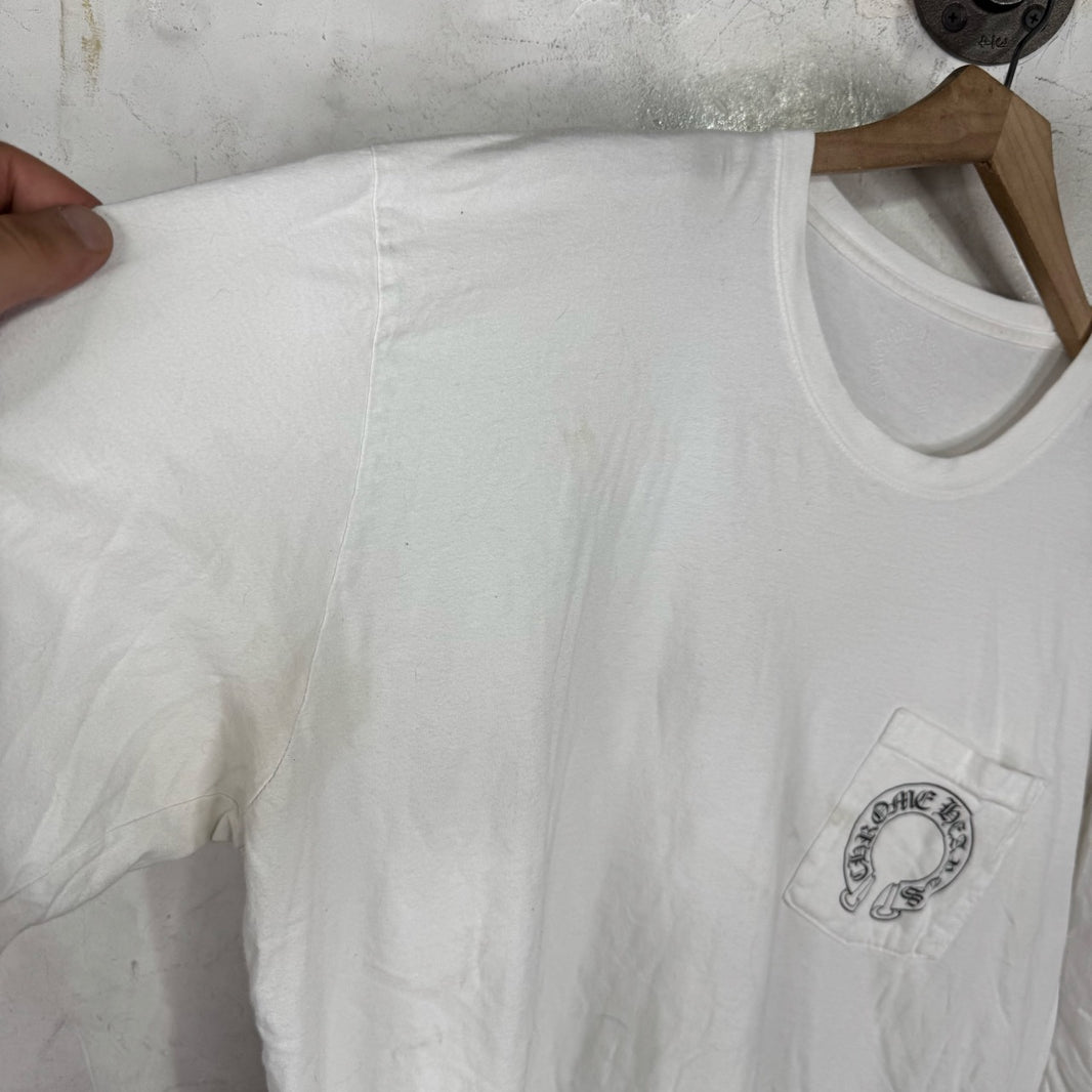 Chrome Hearts Horseshoe Floral Smoked L/S T-Shirt