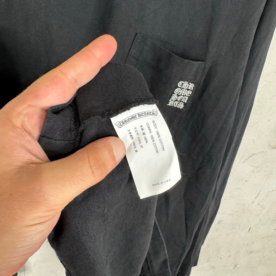 Chrome Hearts Cut N Sew Eyechart L/S T-Shirt