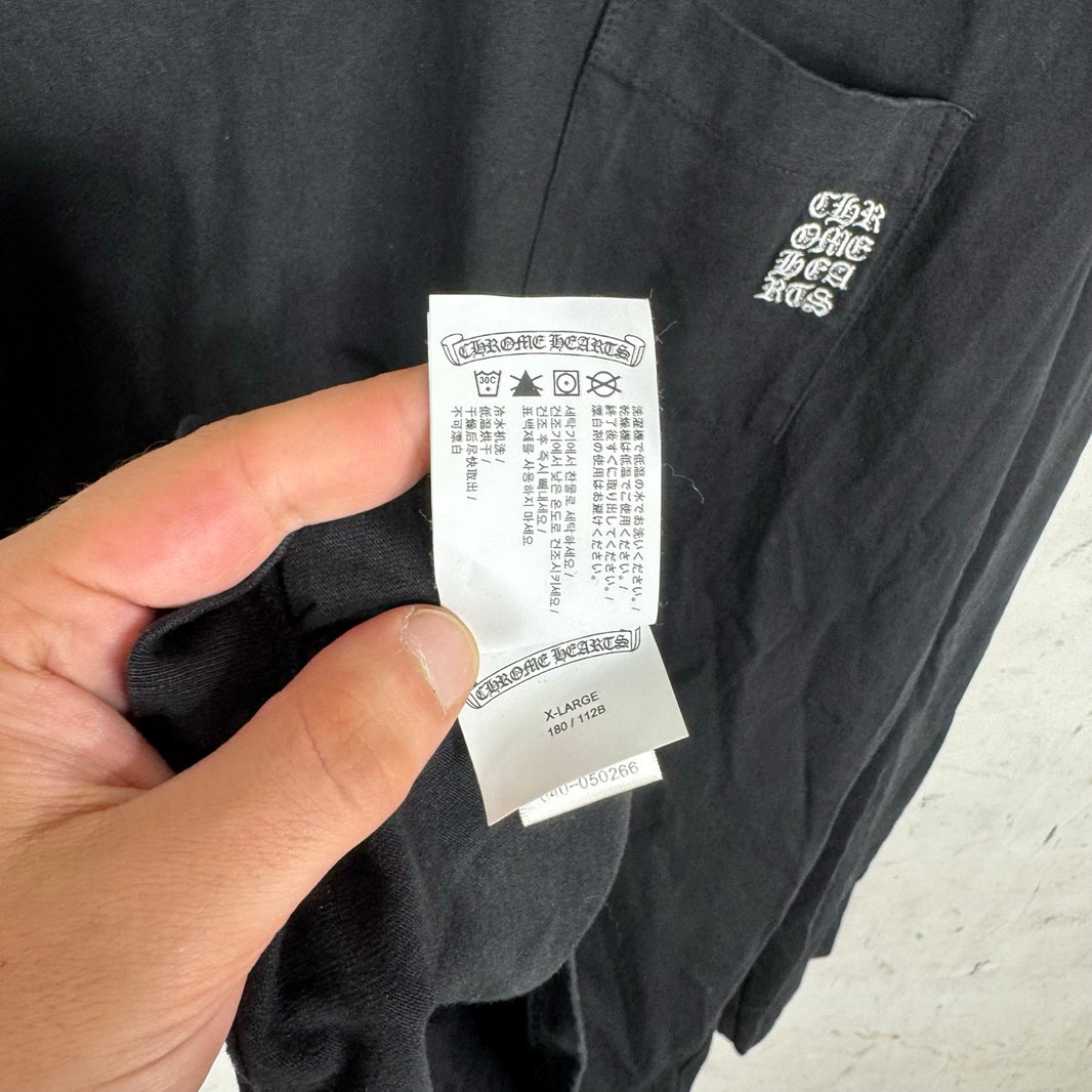 Chrome Hearts Cut N Sew Eyechart L/S T-Shirt