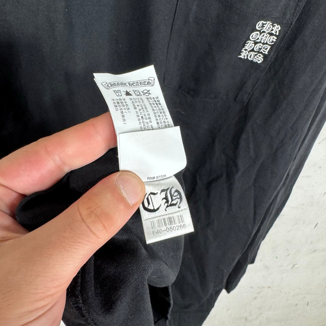 Chrome Hearts Cut N Sew Eyechart L/S T-Shirt