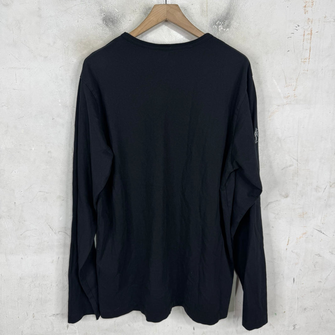 Chrome Hearts Cut N Sew Eyechart L/S T-Shirt