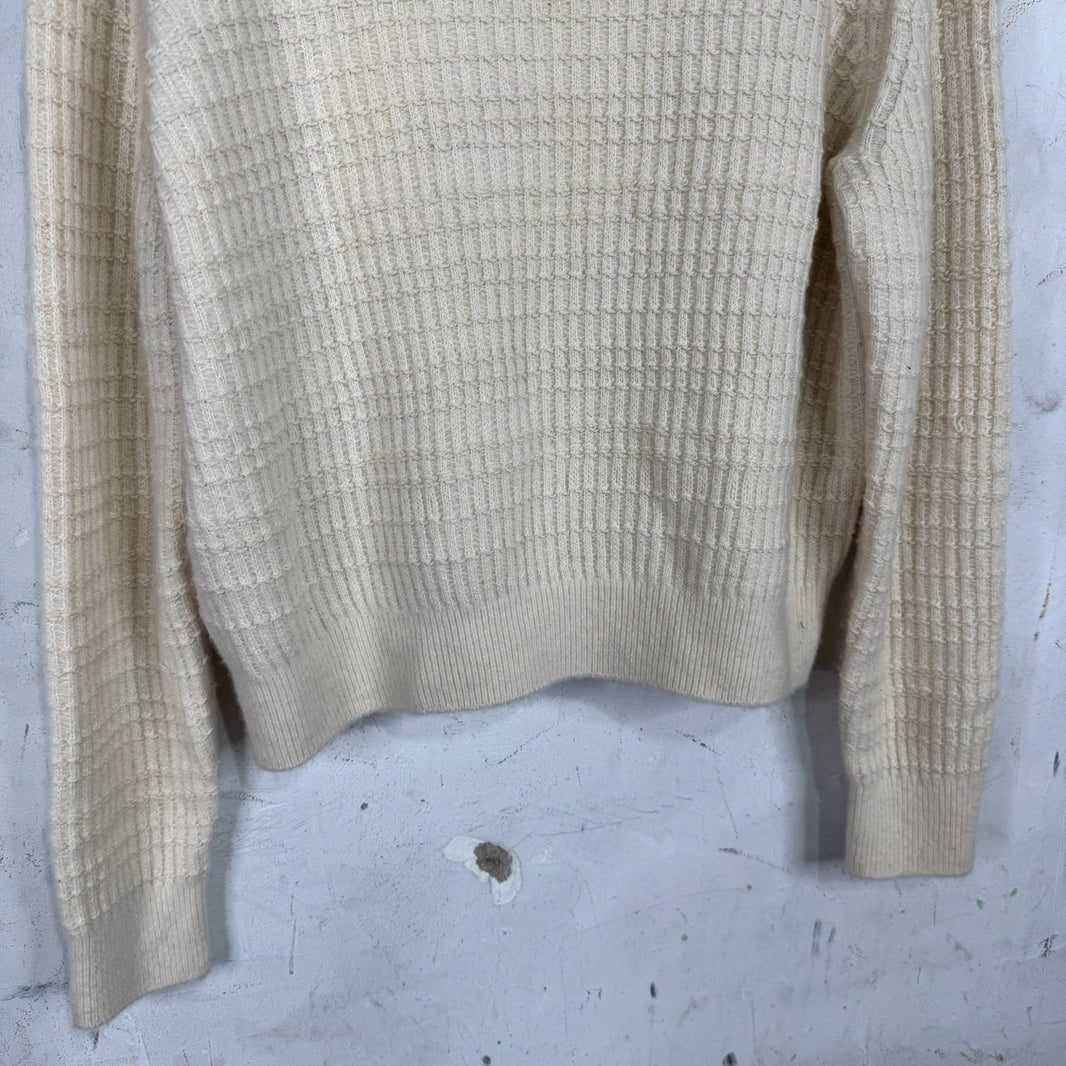 Chanel Floral Cashmere/Wool Sweater