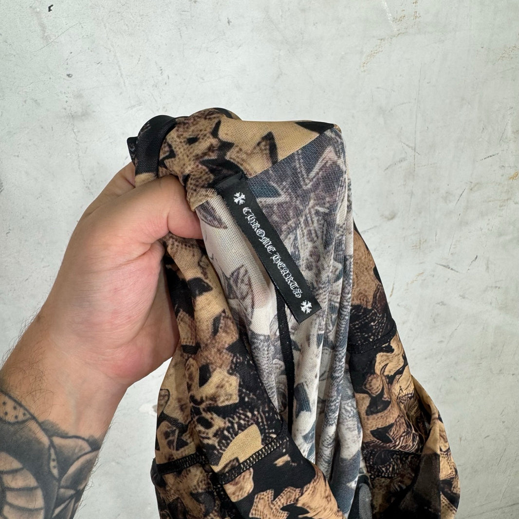 Chrome Hearts Tromp Flooded Cross Flared Pants