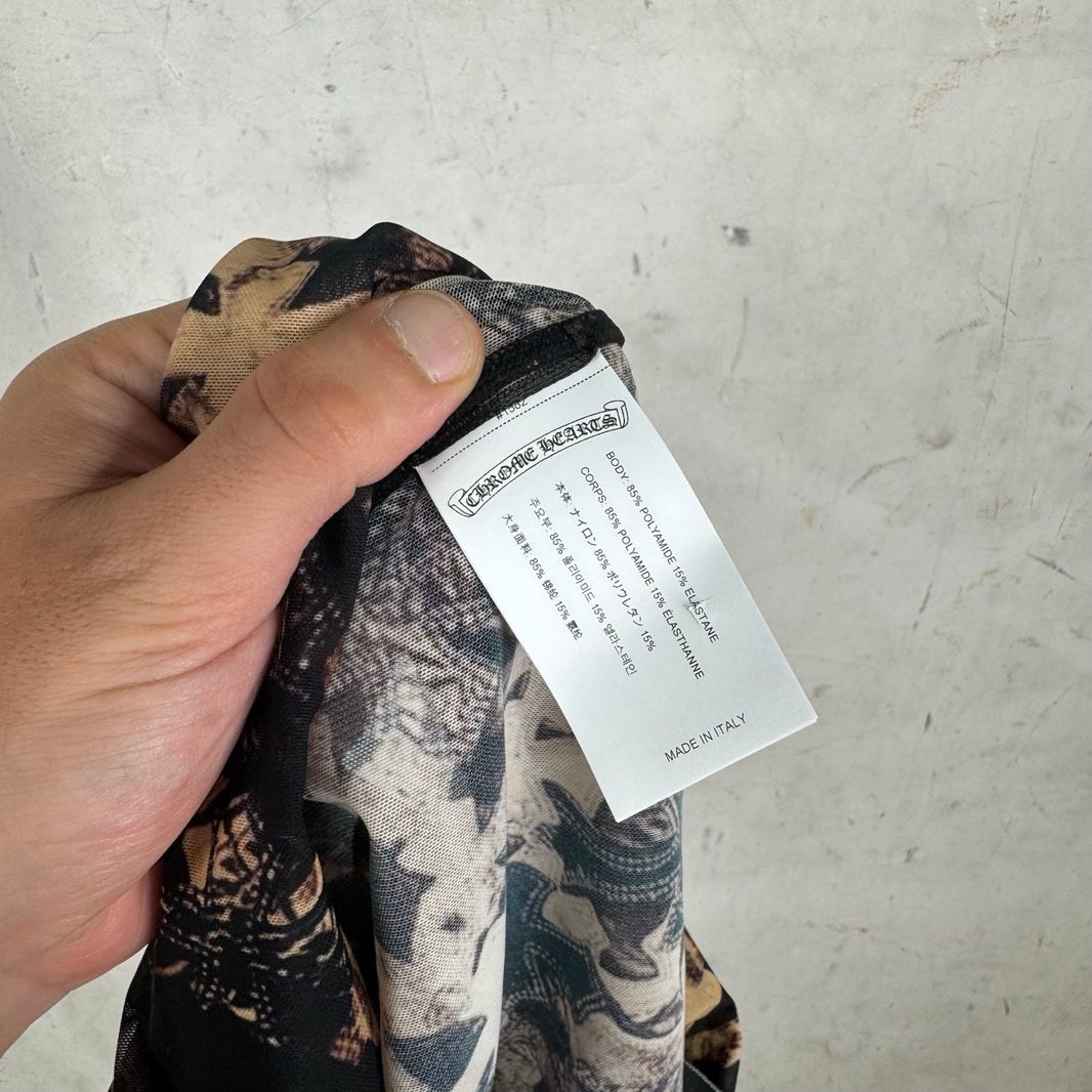 Chrome Hearts Tromp Flooded Cross Flared Pants