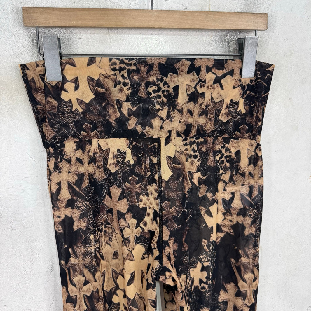Chrome Hearts Tromp Flooded Cross Flared Pants