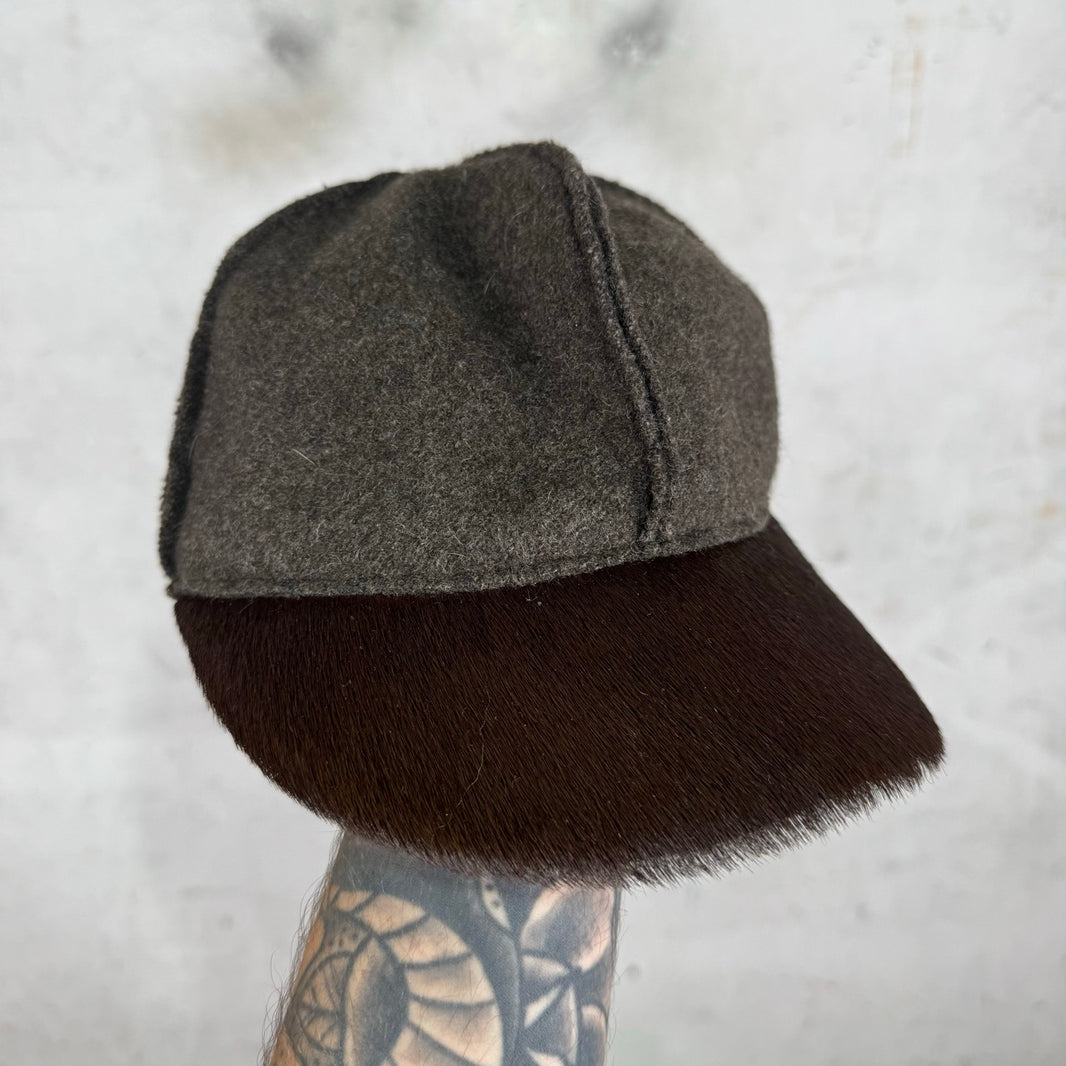 Chanel Wool Ponyhair Cap