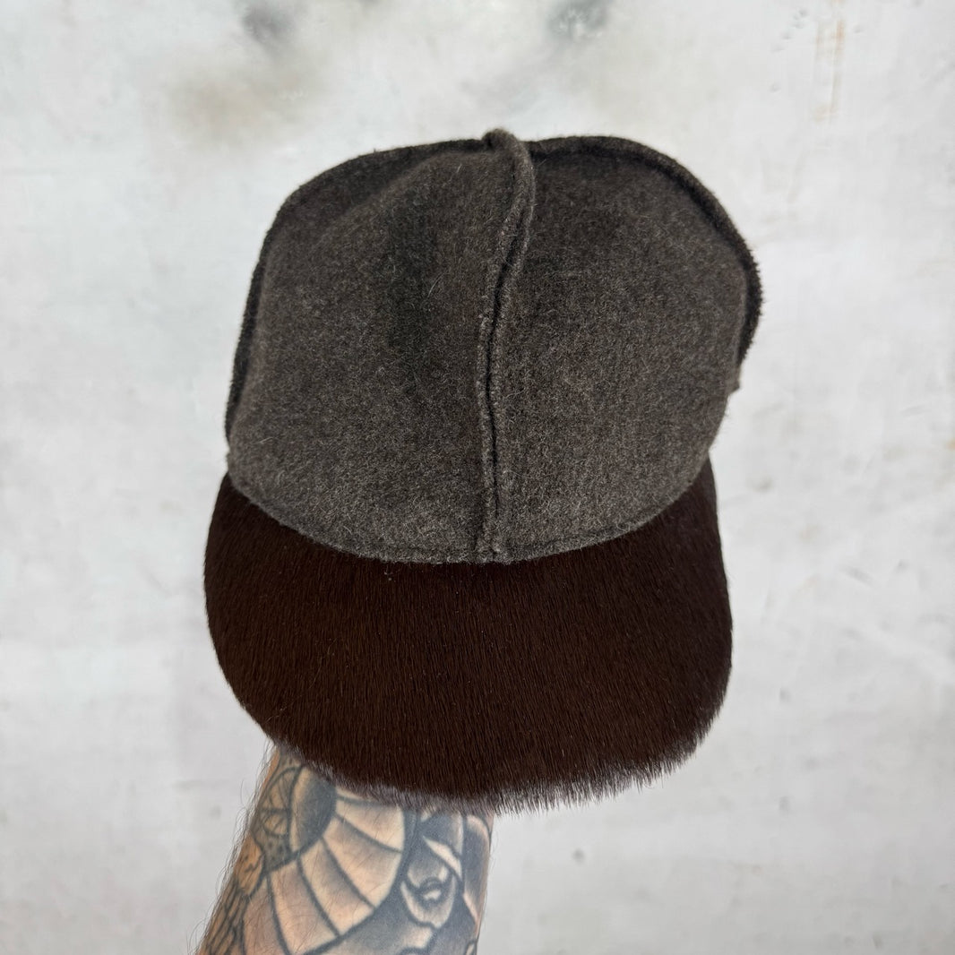 Chanel Wool Ponyhair Cap
