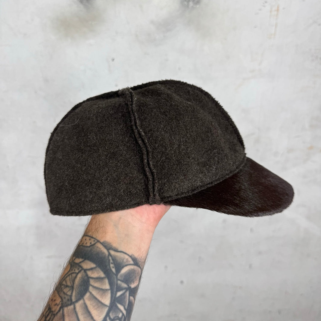 Chanel Wool Ponyhair Cap