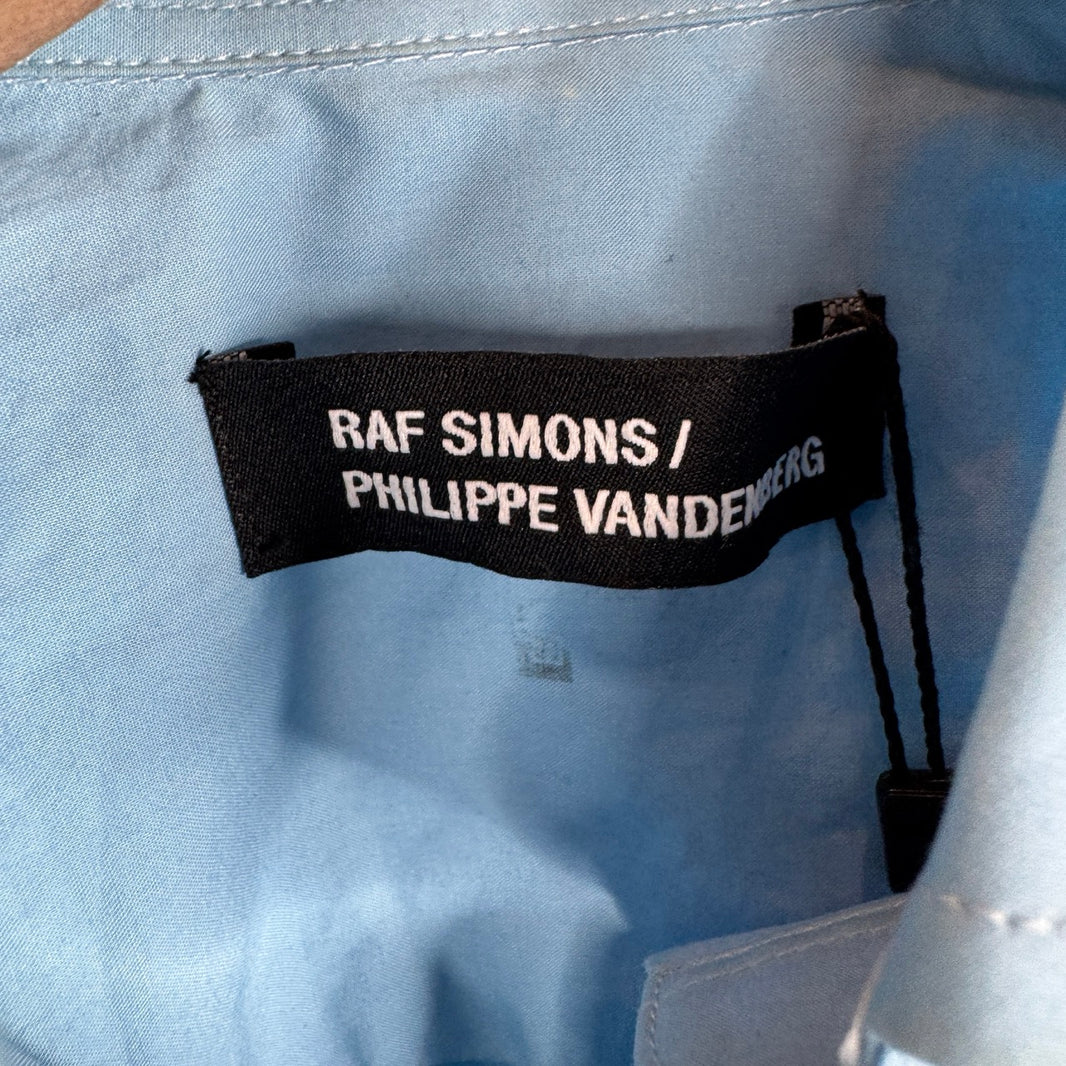 Raf Simons Philippe Vandenberg Sleeve Print Button Up LS Shirt