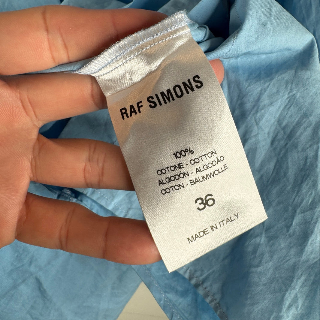 Raf Simons Philippe Vandenberg Sleeve Print Button Up LS Shirt