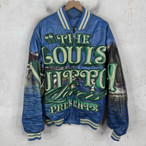 Louis Vuitton Leather Runway "Lovers Presents" Bomber Jacket