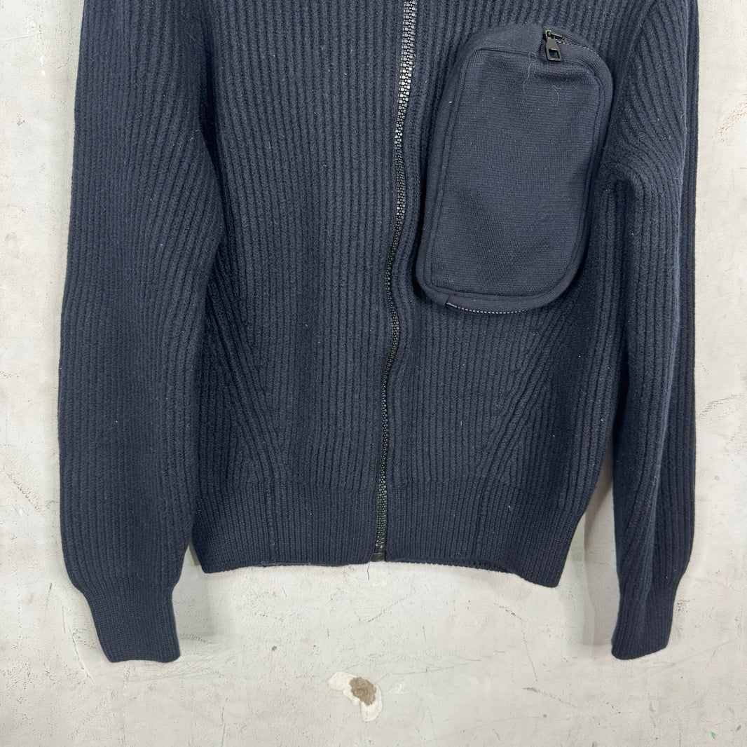 Louis Vuitton Zipped Knit Pocket Sweater