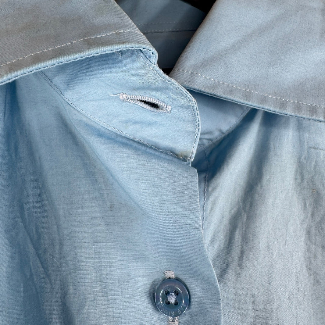 Raf Simons Philippe Vandenberg Sleeve Print Button Up LS Shirt