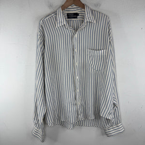 Polo Ralph Lauren Silk Striped LS Button Up Shirt