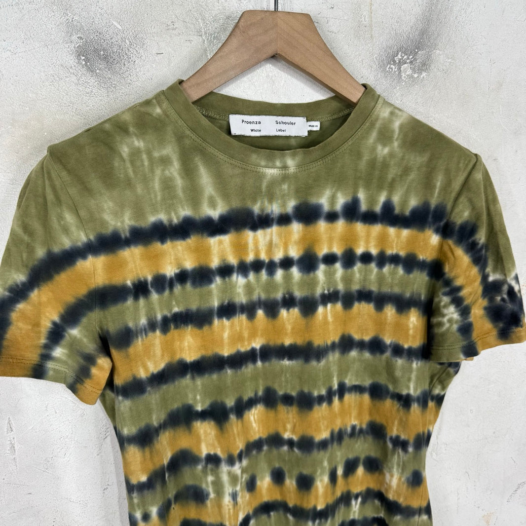 Proenza Green Dyed T-Shirt