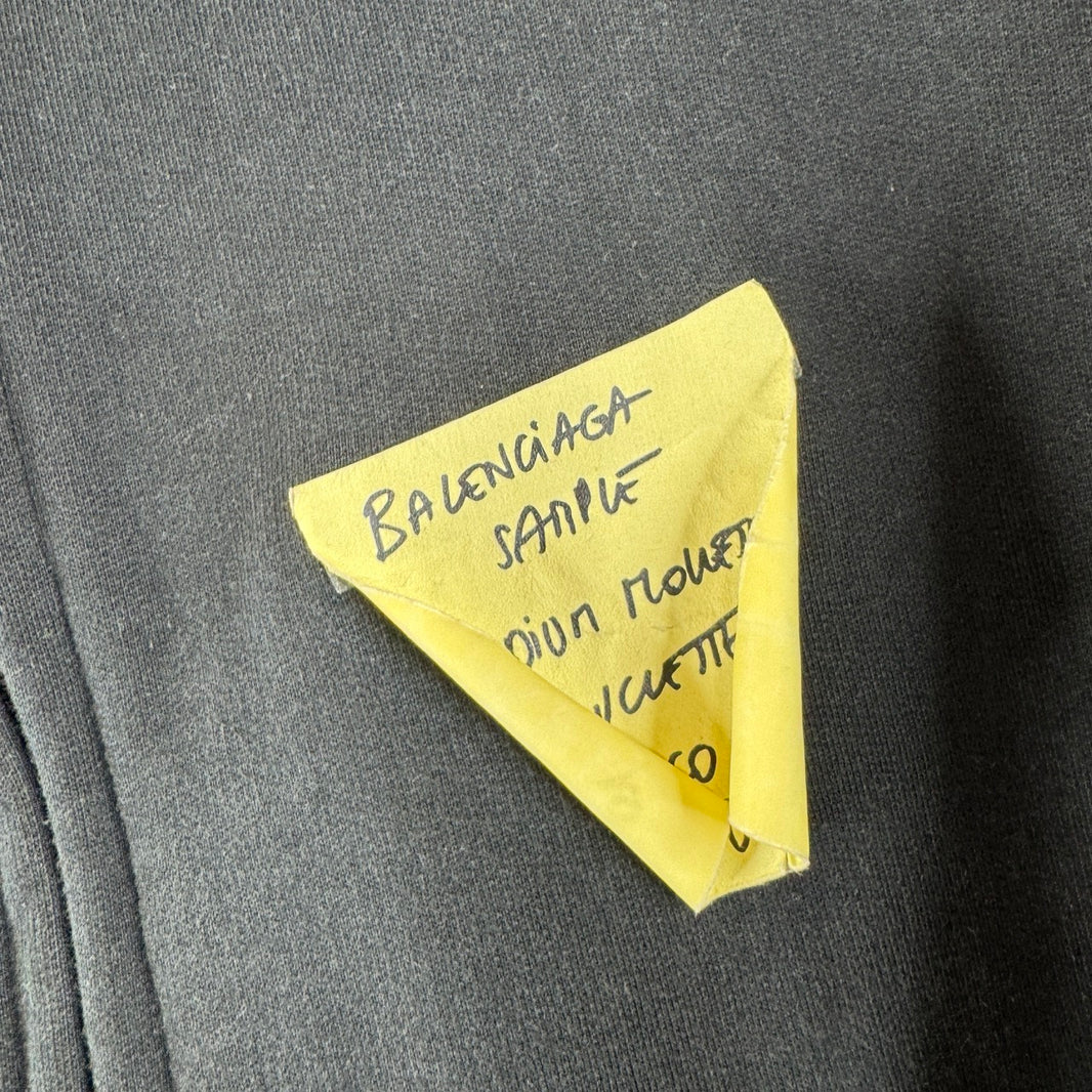 Balenciaga Sticky Note Zip Up Hoodie