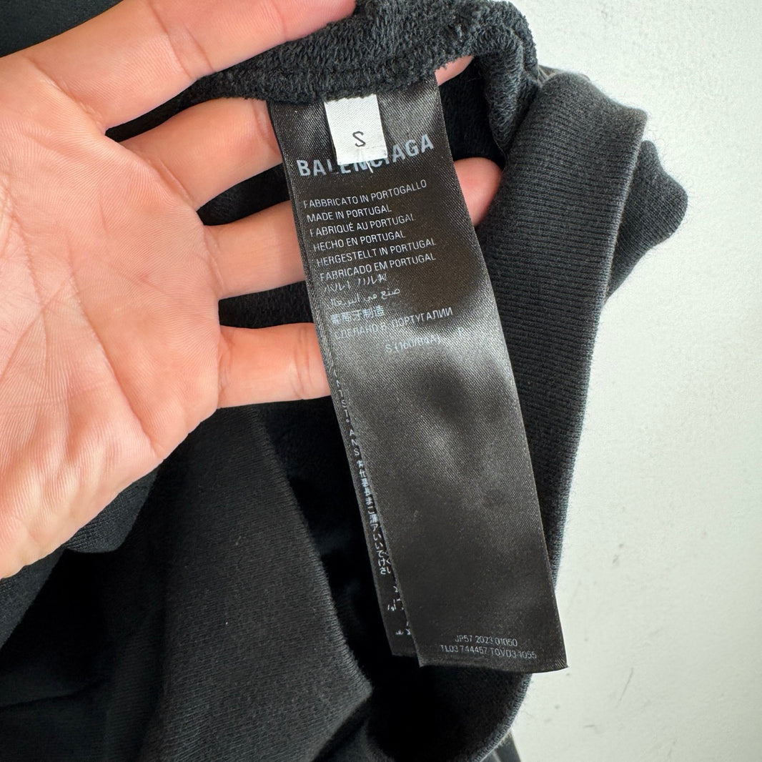 Balenciaga Sticky Note Zip Up Hoodie